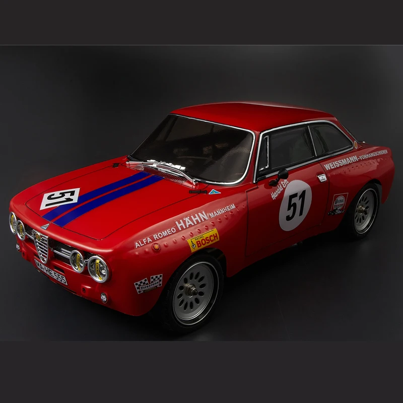 Killerbody RC 1/10 Touring Car 48318 Alfa Romeo 2000 GTAm Clear PC Body Case Frame With 257mm Wheelbase