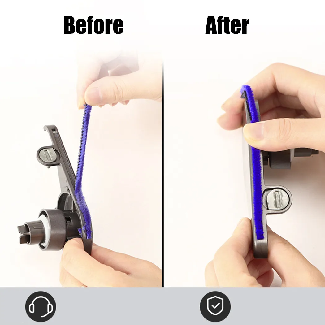 Мягкие Меховые полоски для пылесоса Dyson V6V7, насадка с прямым приводом, 5 шт./компл.