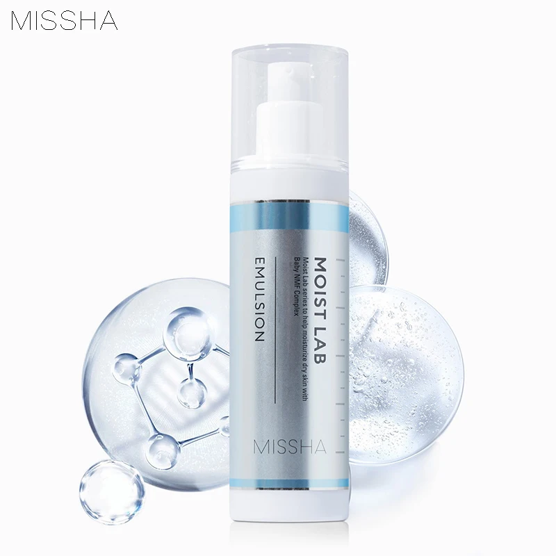 MISSHA Moist Lab Emulsion 110ml Korean Face Serum Face Cream Moisturizing Repairing Firm Facial Care