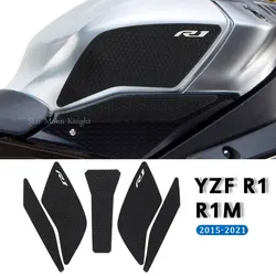 For Yamaha YZF R1 R1M YZFR1 YZF-R1 YZF-R1M 2015-2021 Side Fuel Tank pad Tank Pads Protector Stickers Decal Traction Pad Tankpad