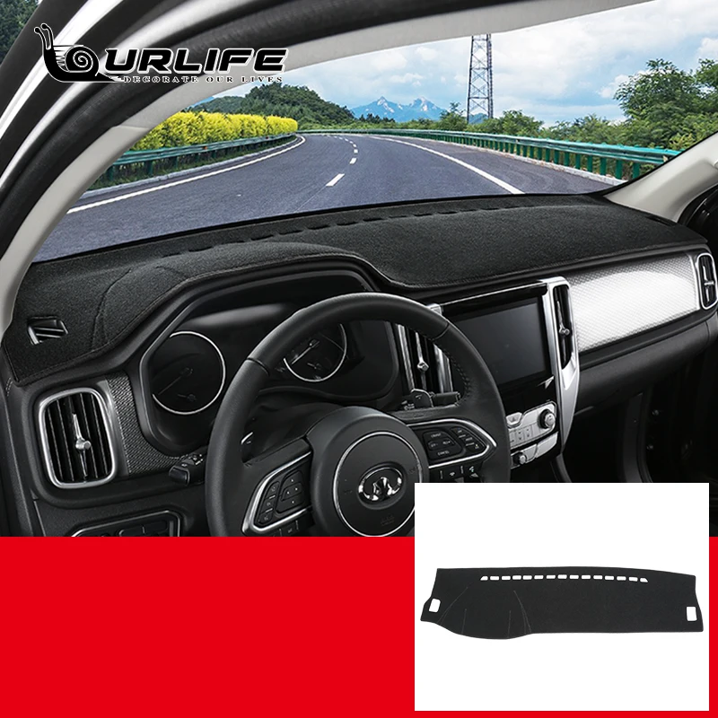 Car Dashboard Cover Dash Mat Carpet Cushion Sun Shade Dash Board Pad For Great Wall GWM POER Cannon UTE 2020 2021 Accessories