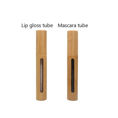 

BambooCosmetic Package Lipstick 6Ml Bamboo Mascara Container Bottle Tube Empty Cosmetic Mini Vials Bamboo Lipgloss Makeup Tube