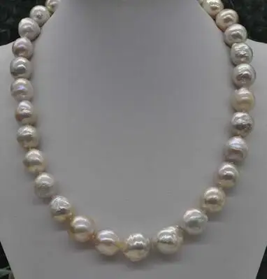 

luxury fashion Natural Rare white lavender 12-15mm kasumi Pearl Necklace