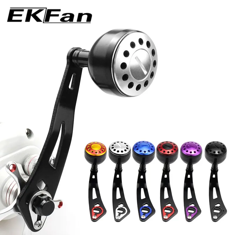 Ekfan Aluminium Legierung Angeln Reel Griff Länge 100mm Durchmesser 32mm Loch 8x5mm Für DAI & SHI Baitcasting Angeln Reel – Detail 1