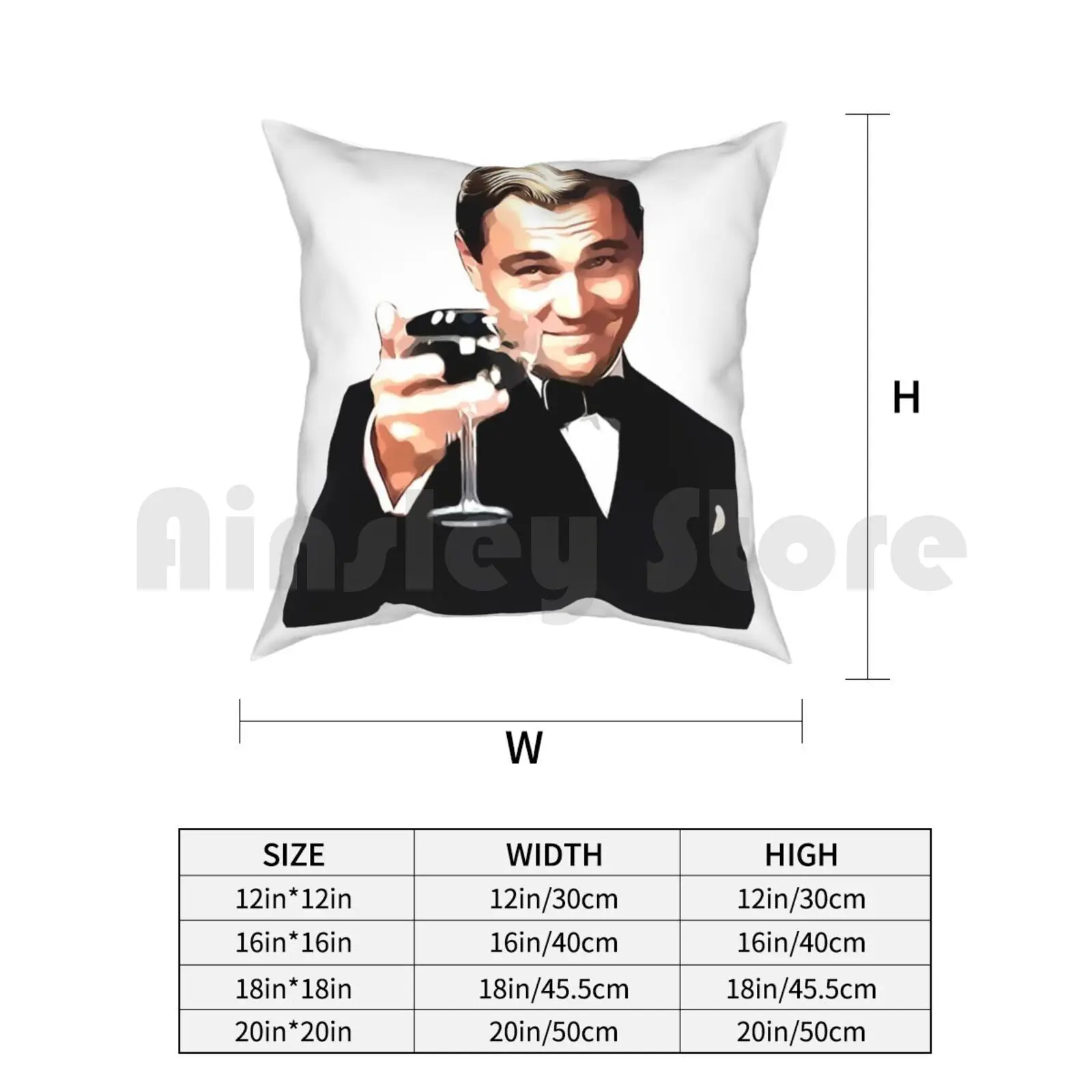 غطاء وسادة غاتسبي العظيم ليوناردو دي كابريو مطبوع للمنزل وسادة رمي ناعمة غاتسبي غاتسبي العظيم غاستبي كبير