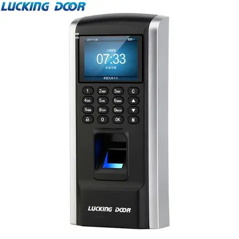 USB 포트 지원 125KHZ 키패드 지문 인식 직원 출석 RFID 생체 인식 액세스 제어 시스템 Y-08