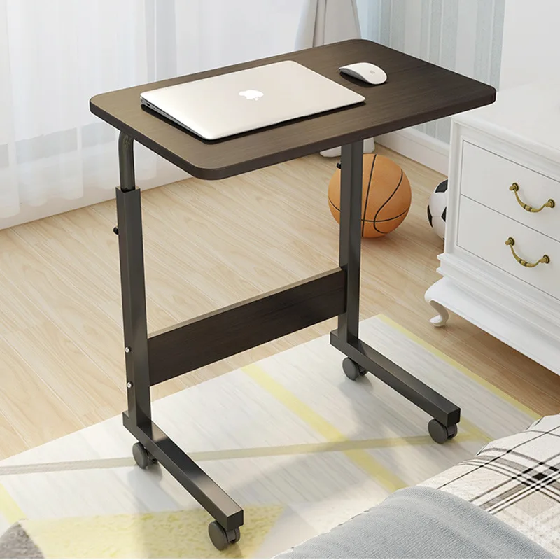 Simple bedside lifting computer desk mobile home writing learning desk simple lazy computer desk learning home computer bedside desk small table movable folding table lazy writing side table