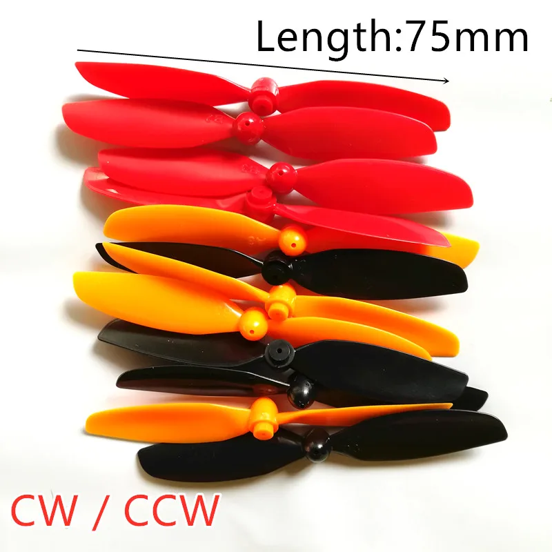 4pcs 75mm 1mm 7.5cm CW CCW Propellers Props for 816 720 8520 Coreless Motor RC Airplane Quadcopter RC Airplane Blades