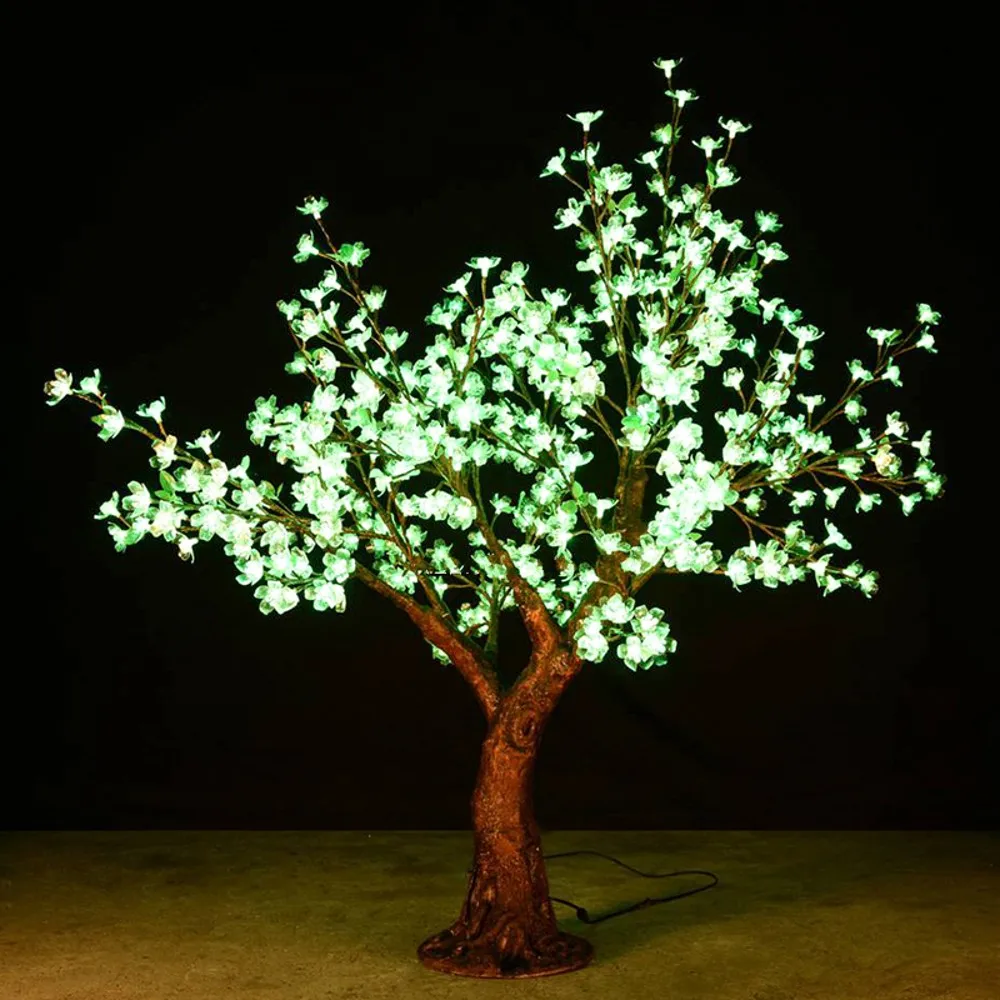 Outdoor Rgb Color Led Cherry Blossom Christmas Tree Lamp 1.5m 432 Led Bulds Xmas Tree Light For Garden Landscape Festival Decor