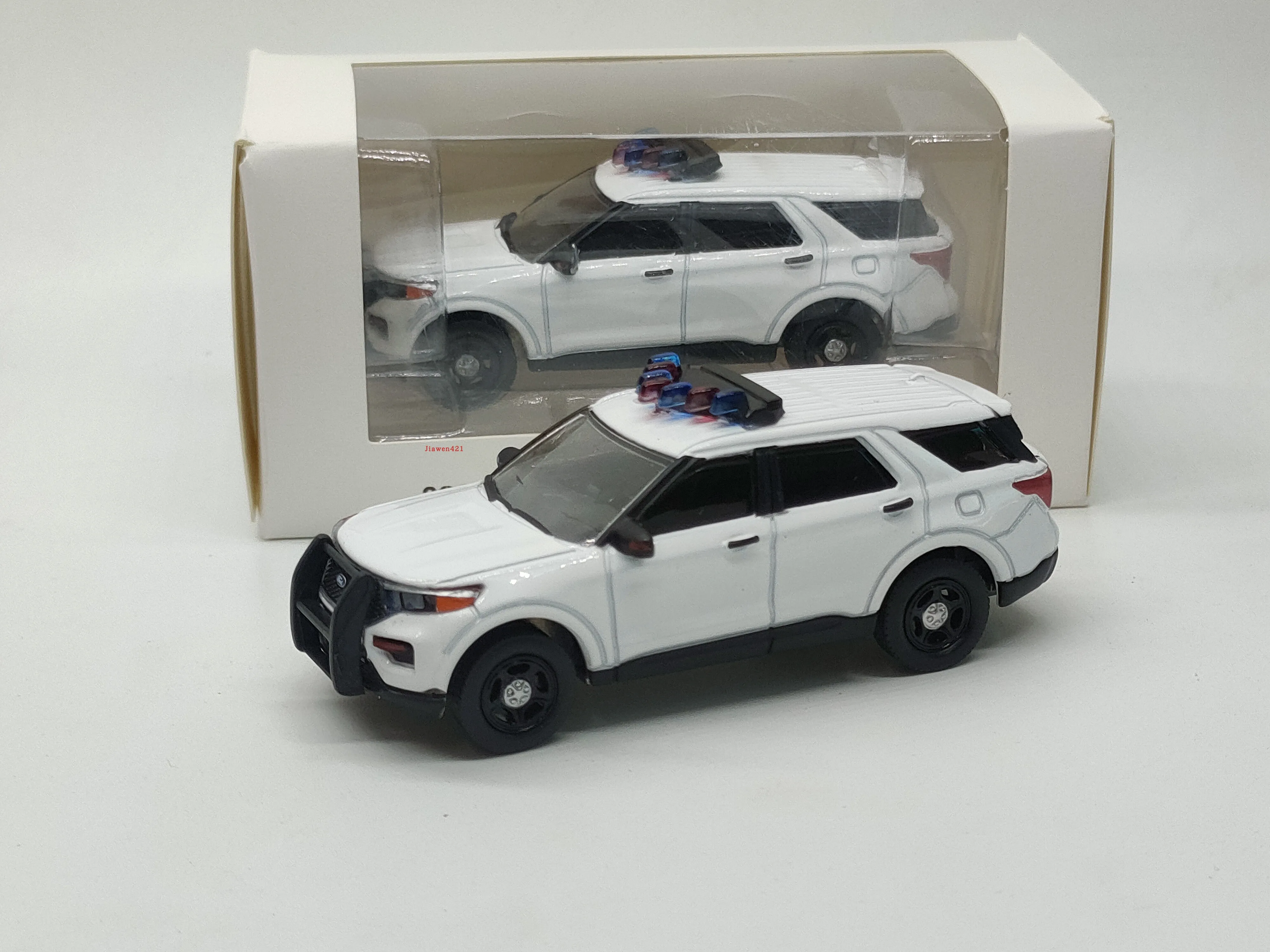 1:64 GREENLIGHT  2020 Ford Police Interceptor UTILITY limited model car toys  Collection diecast simulation