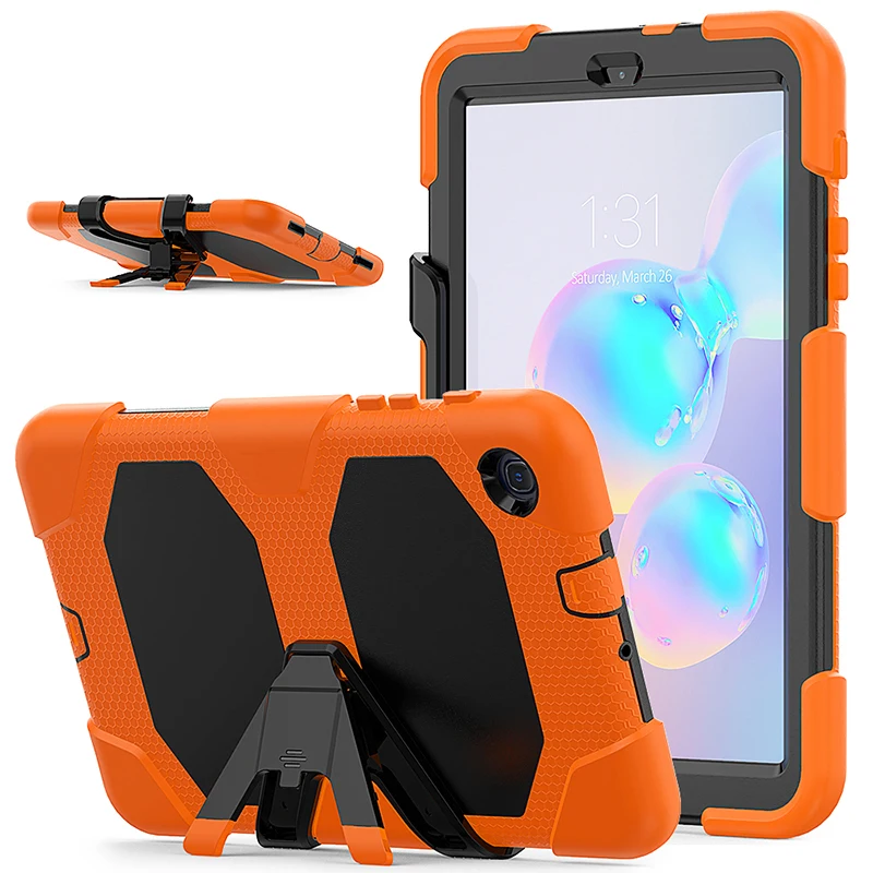 

High Impact Kids Safe Hard Cover with Kickstand for Samsung Galaxy Tab A 8.4 2020 T307/T307U Durable Silicone Case+Pen