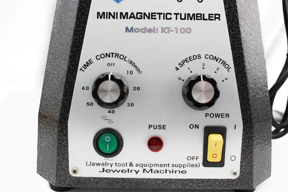 KT-100 Elektromagnetische Polijstmachine Magnetische Polijsten Sieraden Polijsten Slijpen Ontbramen Magnetische Polijstmachine