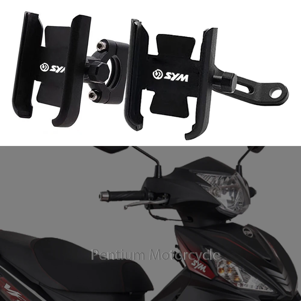 

Motorcycle Mobile Phone Holder Handlebar GPS Stand Navigation Bracket For SYM JP150 GR125 fiddle 3 FNX150 maxsym 400i 600i