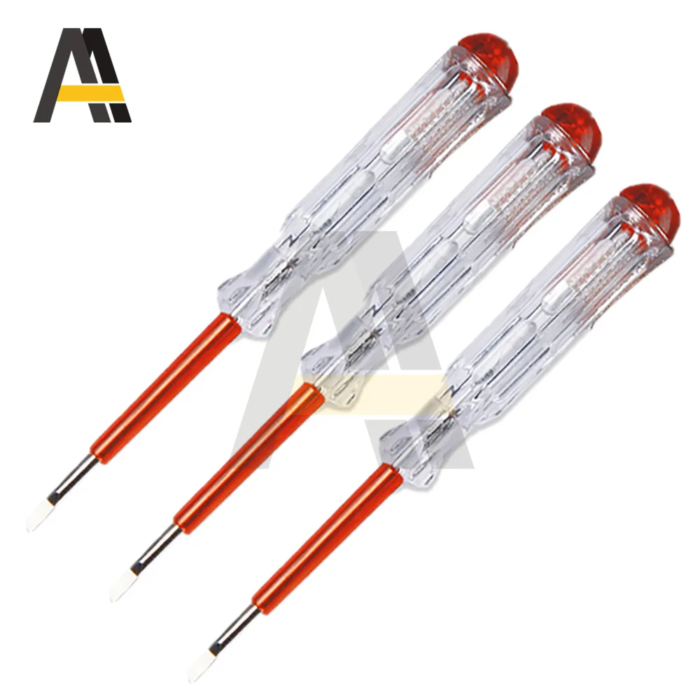 

3Pcs/Lot Multifunctional 100-500V Electric Tester Screwdriver Electric Pencil Circuit Detection Zero Live Wire Induction Pen