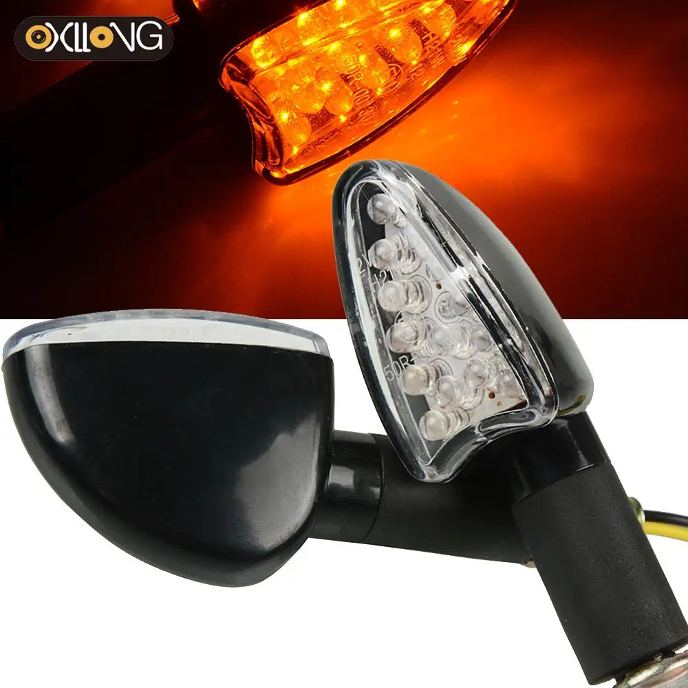 

Motorcycle Turn Signals Light Blinker 12 SMD Tail Lights for For Honda For Kawasaki Z750 Z800 For YAMAHA MT07 MT09 MT10 R1 R3 R6