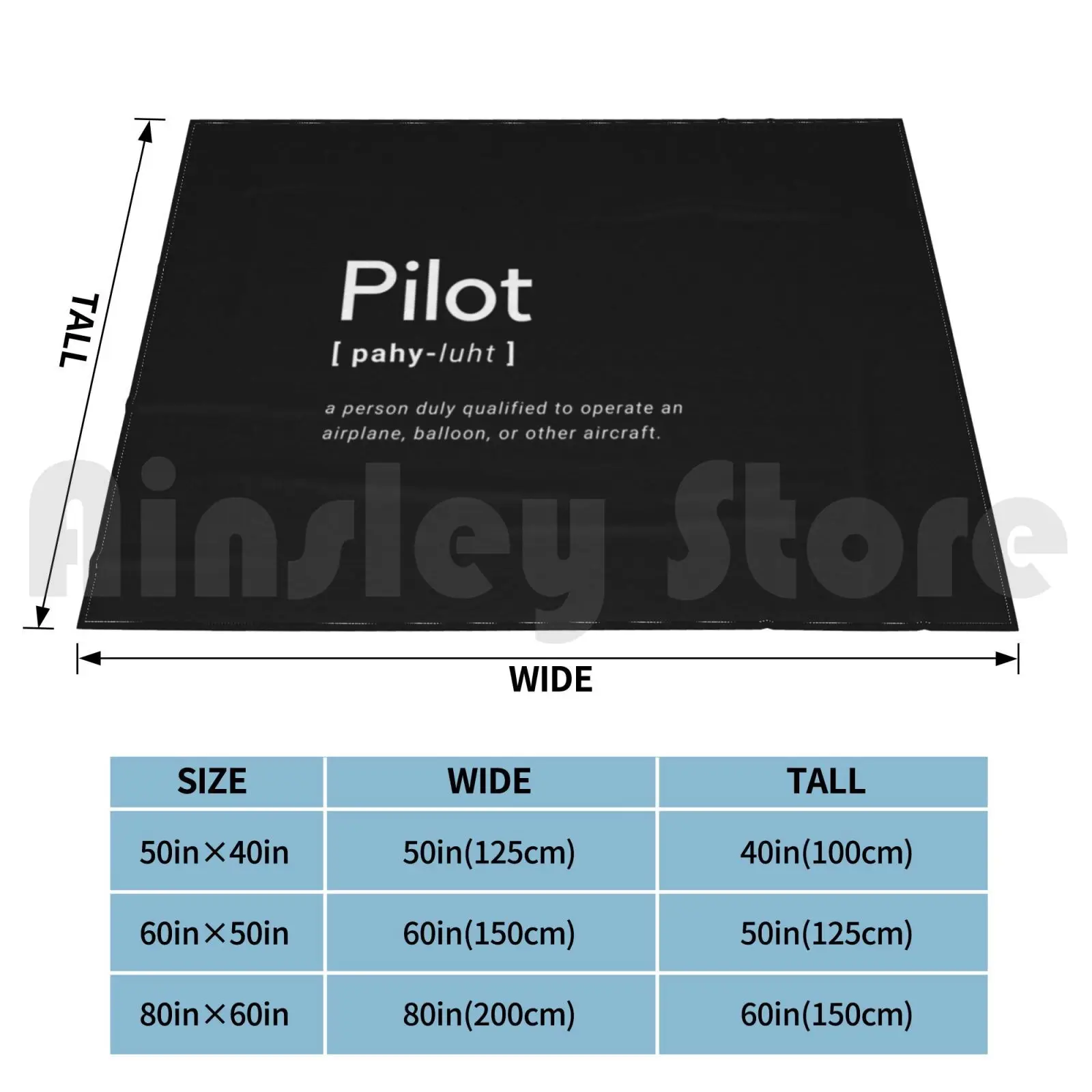 Pilot Dictionary Definition Blanket For Sofa Bed Travel Pilot Plane Aviation Aviator Captain Flight