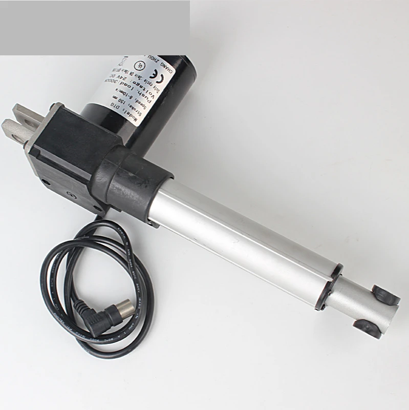 24V 6000N 50/100mm Linear Actuator Motor Stroke Heavy Duty DC Adjustable Actuator Tor Opener  Electric Motor Linear