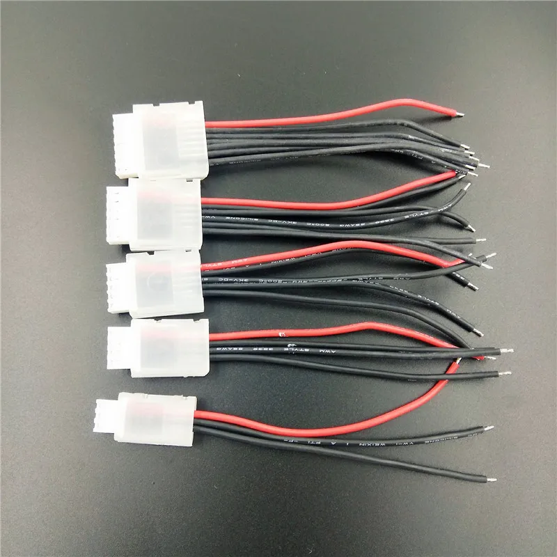 I Max Imax B6 Wire Lipo Battery Balancing Connectors 1S/2S/3S/4S/5S/6S Balance Cable Cover The Lock Jst Male Female Accessories