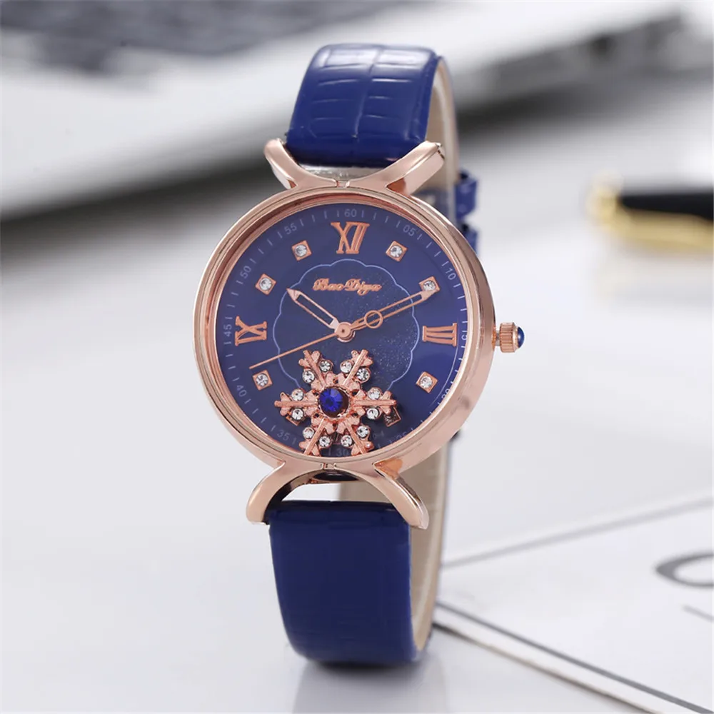 Orologi da donna di moda di lusso qualità orologi da polso in pelle al quarzo da donna con diamanti con orologio da donna con quadrante fiocco di