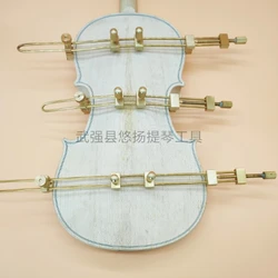 3pcs brass violin board repair middle crack clamps clip, violin Luthier tools