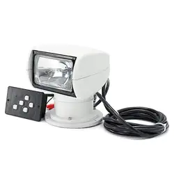 360 gradi 100W Marine Boat Spotlight telecomando impermeabile proiettore a LED per camion Off Road Car Boat Marine Driving Light