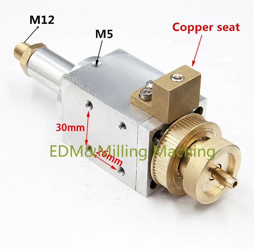 CNC Punching EDM Part High Pressure Pump Drill EDM Rotating Head & Copper Seat For Punching Part Mill