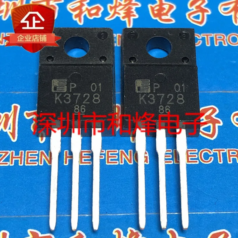 10PCS   K3728 2SK3728  TO-220F 900V 2.2A