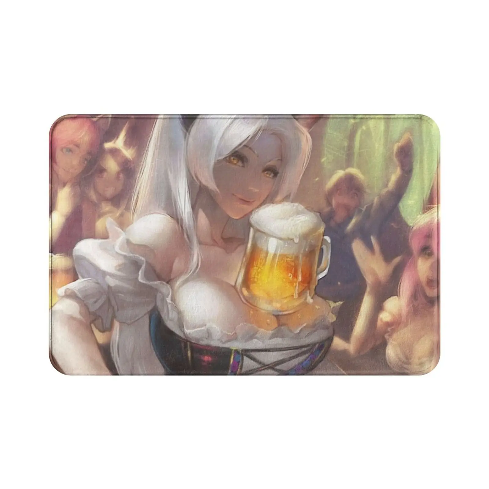 عظيم البيرة السجاد حصيرة البساط وسادة لينة Barmaid القط القطط الرقص تشغيل مشروع مسودة البيرة البروست هتاف ألمانيا مهرجان أكتوبر البيرة #2