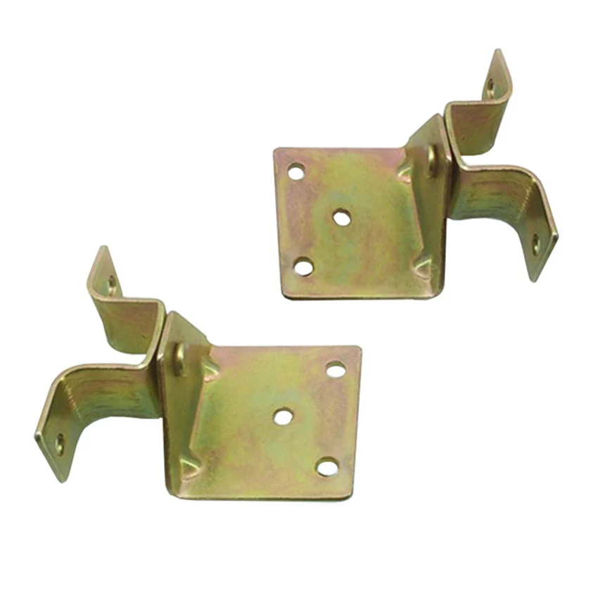 2PCS/Set Surface Mount Corner Brackets Hidden Corner Brace 360 Degree Flip Board Support Bracket for Table Furniture