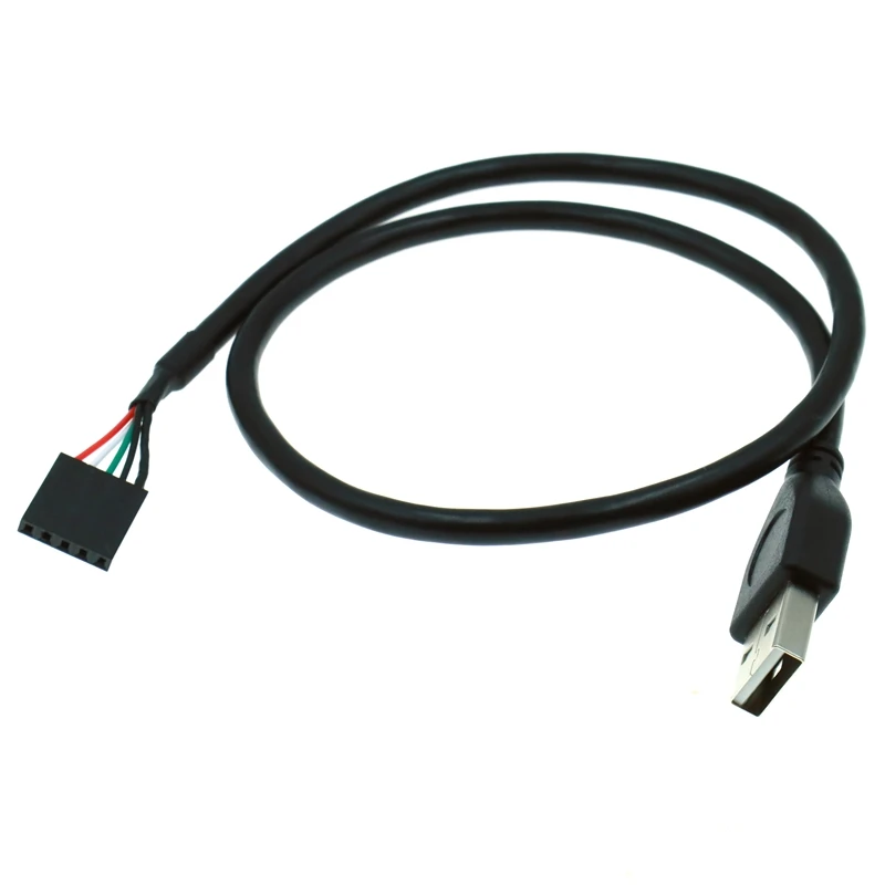 0.5M USB 2.0 A male Plug to 1x DuPont 2.54 5Pin Female 0.1\