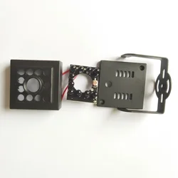 Hd32 single-layer monitoring shell with light, CCTV Metal  Box Camera Housing For Mini AHD TVI CVI 1080P IP WIFI 38X38  PCB Case