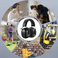 ZOHAN casque électronique 5.0 Bluetooth cache-oreilles Protection auditive casque pour la sécurité musicale réduction du bruit charge 6