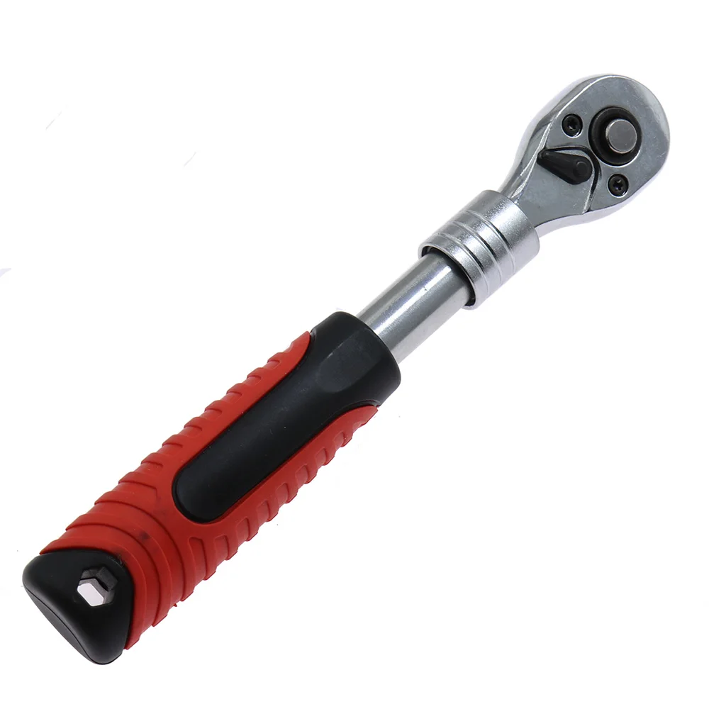 Telescópica Chave Ratchet Aço Chrome Extensão Socket Handle Automobile Repair Tool 8