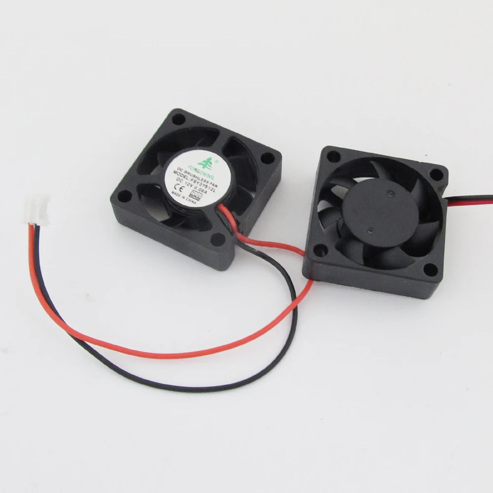 1pc Brushless DC Cooling Fan 30x30x10mm 30mm 3010 12V 0.08A 7 blades 2pin