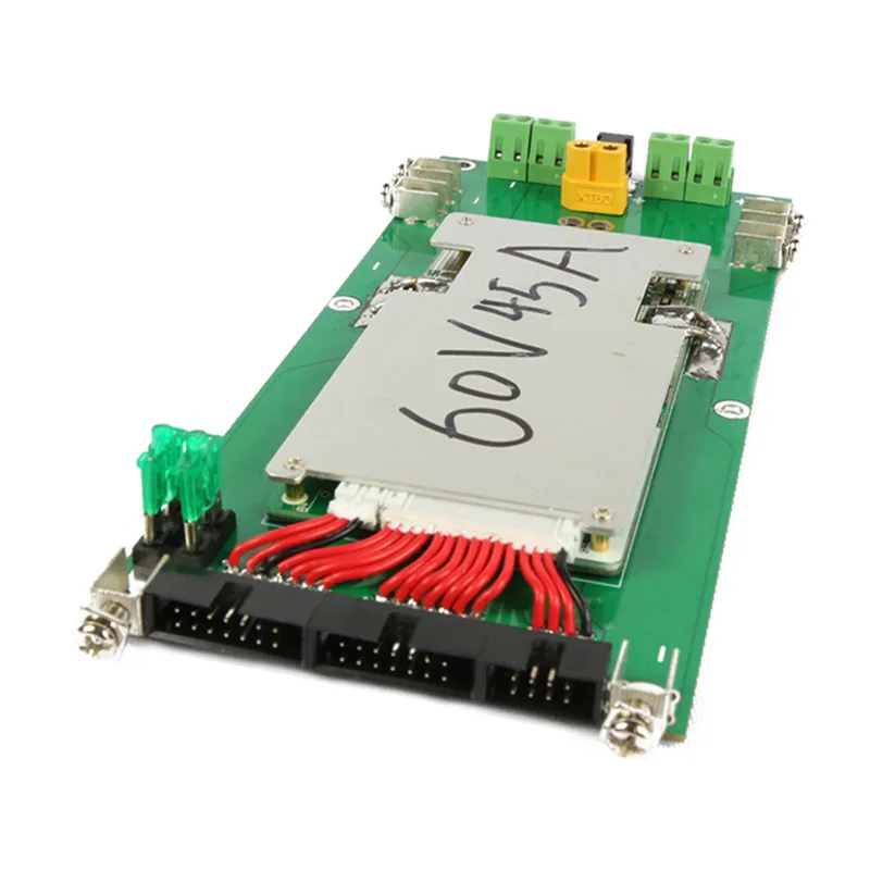 Support de batterie 18650 Power Wall 62V/72V, boîte de batterie, équilibreur PCM 17s 45a BMS, Kit de bricolage 18650, Pack de batteries pour voiture électrique Ebike