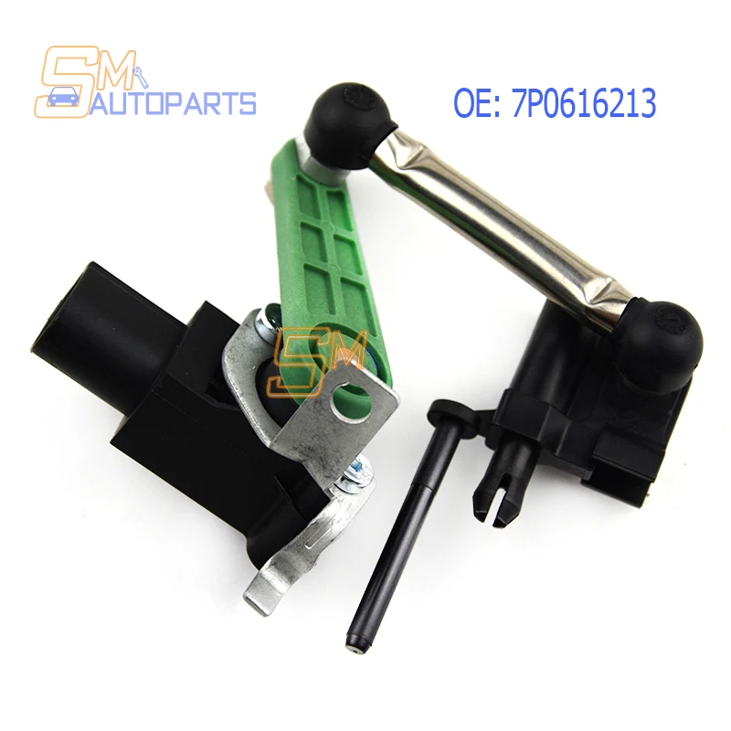 

New Front Left Headlight Leveling Sensor 7P0616213 7P0 616 213 For VW Volkswagen Touareg 7P 2010-2016 Car Accessories