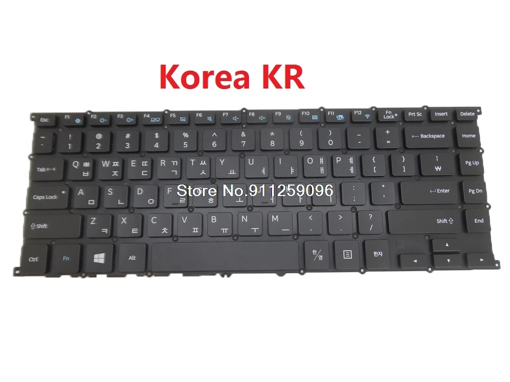 

Laptop Keyboard For Samsung NP900X5M NP900X5L 900X5M 900X5L Korea KR English US BA59-04081B BA59-04102B Without Frame New