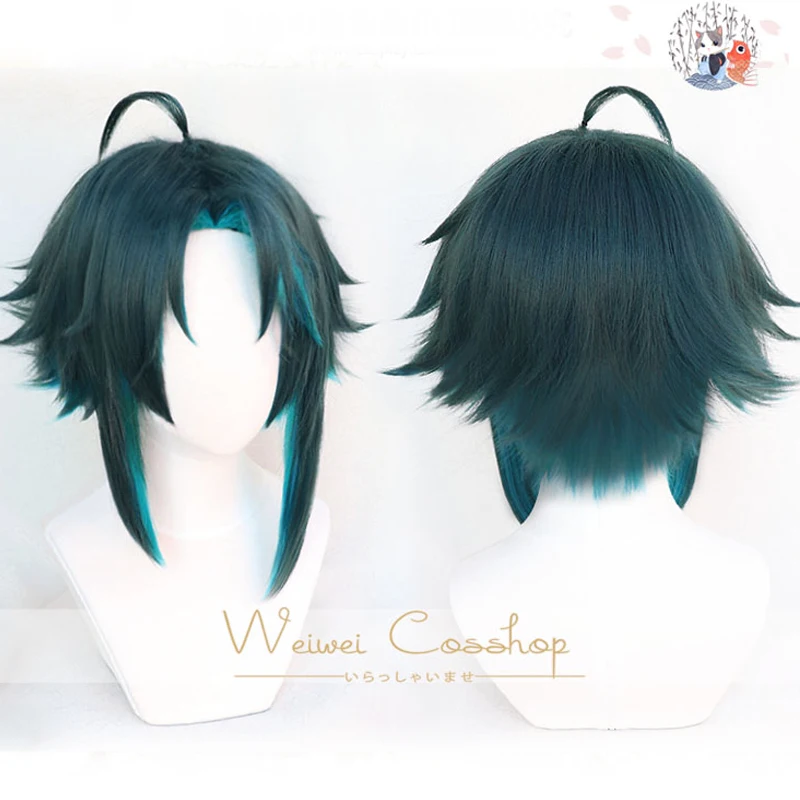 

Hot Game Genshin Impact Xiao Wig Pre-styling Cosplay Wig High Temperature Resistance The Conqueror of Demons Wigs