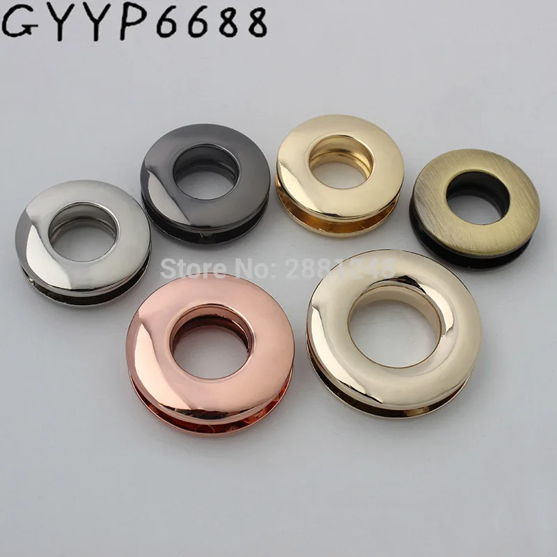 10-30pcs 10 12 14mm High quality Alloy Grommets Screw Eyelets for Canvas Leather Self Backing Purse Buckle Luggage hardware