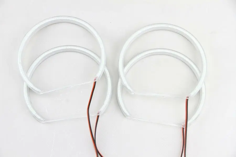 4pcs Led Angel Eyes White Halo Rings Error Free for BMW E36 E38 E39 E46 Light Kits
