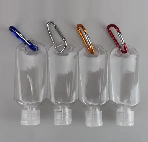 50ml hook bottle no hand sanitizer bottle PETG plastic bottle