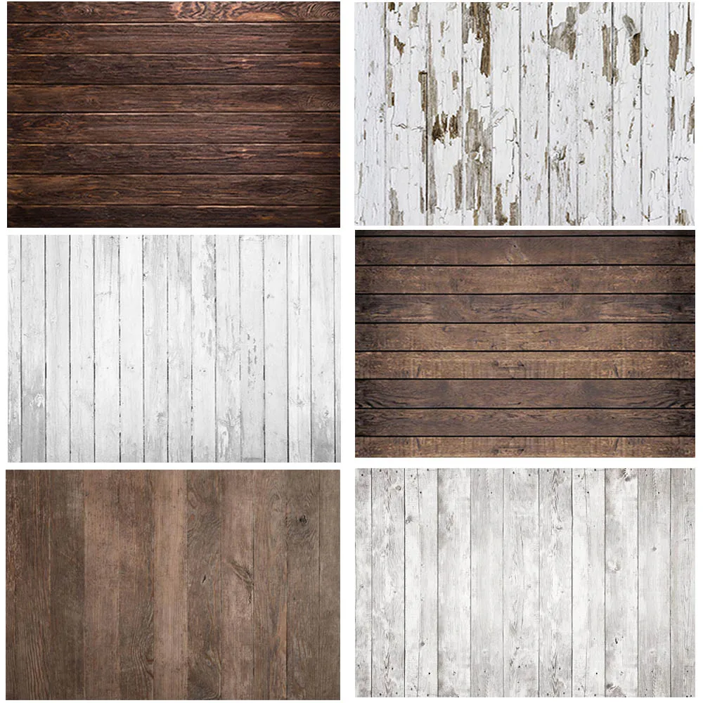 Mocsicka Wooden Board Floor Wallpaper Photography Backdrop Kid Photobooth Prop Studio Background Newborn Baby Portrait Photozone