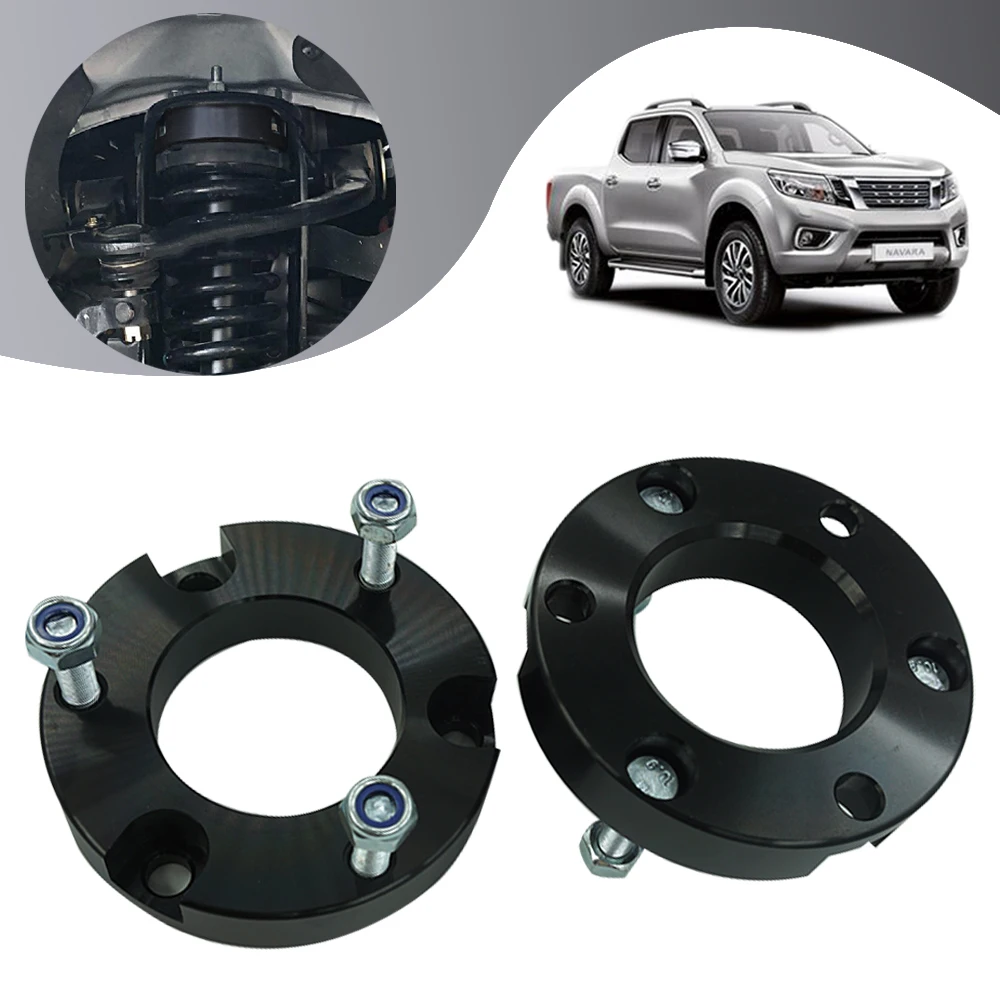 Coil Spacers Front Suspension For Nissan Navara D40 np300 Lift Up Kits  Strut Shocks Absorber  Spring Raise