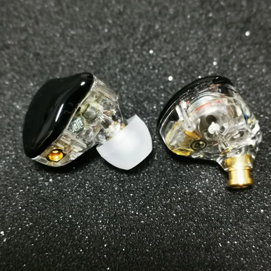 HANADOMI-auriculares MMCX 2DD, cascos HiFi de doble unidad dinámica, hechos a medida, para DJ