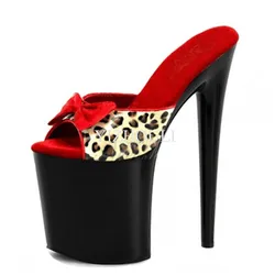13-15-17-20cm Sexy Heeled Sandals, Banquet Bride Wedding Shoes, Platform Model Pole Dancing Slipper