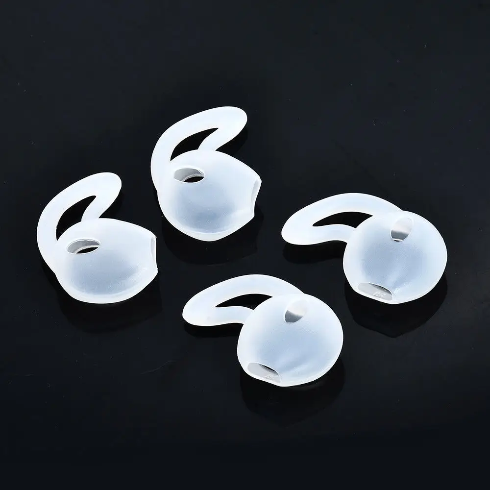 50 Pieces Eartips Silicone in-ear Headset Earbuds Cover with Hook for Apple Airpods Earphone Accessaries Hot Sale Dropshipping