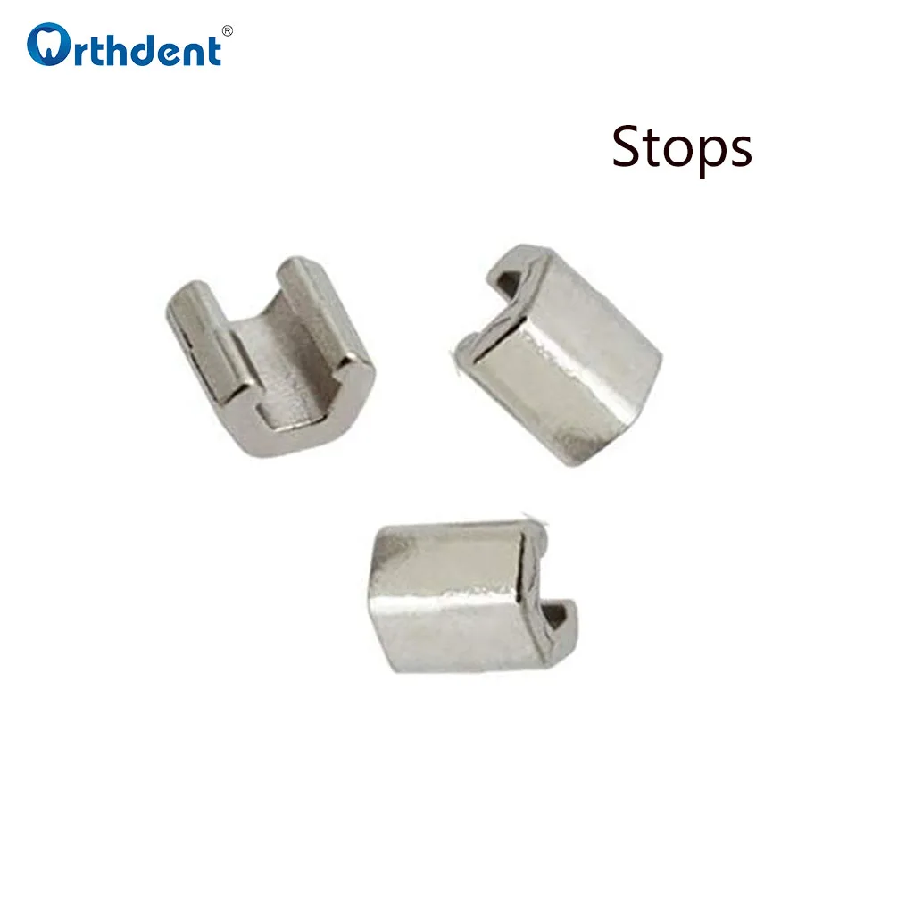 Orthdent 10 Pcs/Pack Dental Orthodontic Crimpable Hooks Sliding Traction Short Long Stop Type Fixed On Archwire Dentist Material