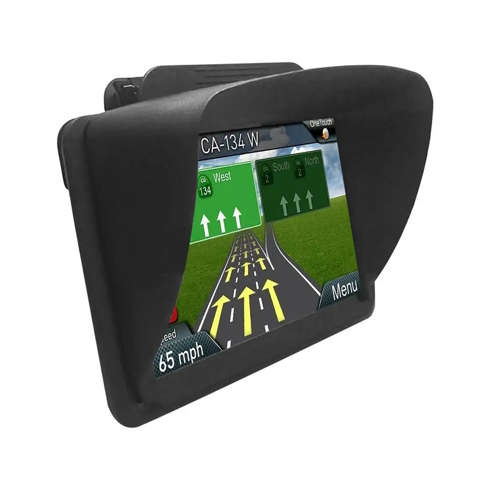Car GPS Sun Shade Cover Anti Glare Car Sun Visor Universal Navigation Hood For 6/ 7 Inches Car GPS Navigation Radio Player