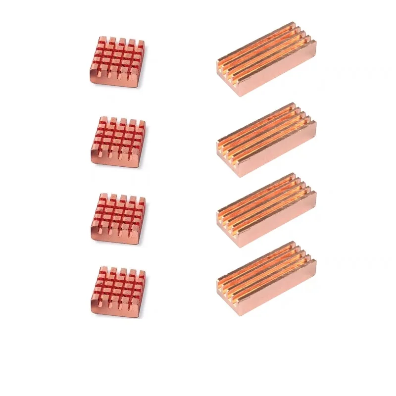 8pcs New Disipador Copper Heat Sink Memory Cooler for computer cpu accessories