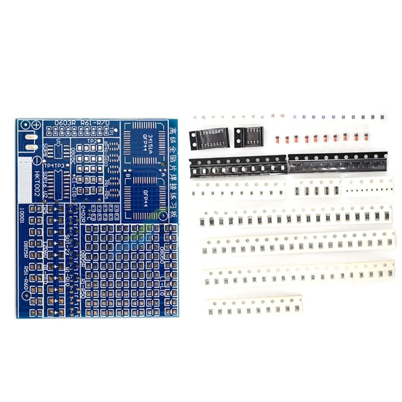 Tableau de pratique de soudage, bricolage, entraînement aux compétences SMT, outil d'exercices spéciaux pour les compétitions d'assemblage électronique, les examens